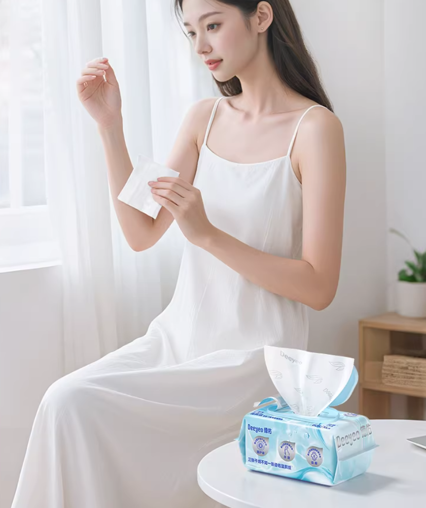 Sensitive-Free Pure Water Flushable Toilet Wet Wipes