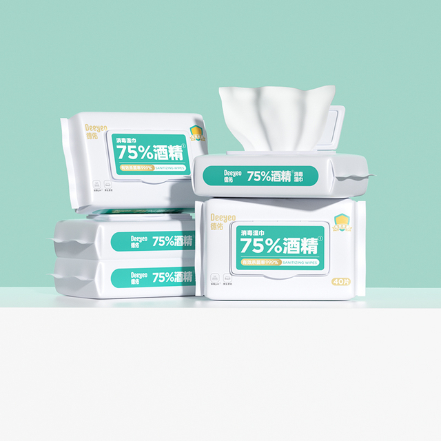 75% Alcohol Wet Wipes (40 Pieces)