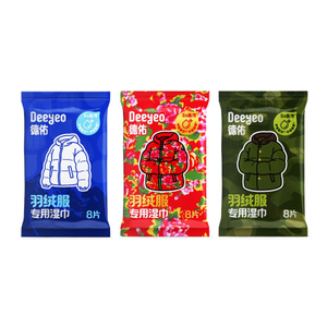 Down jacket cleaning wipes