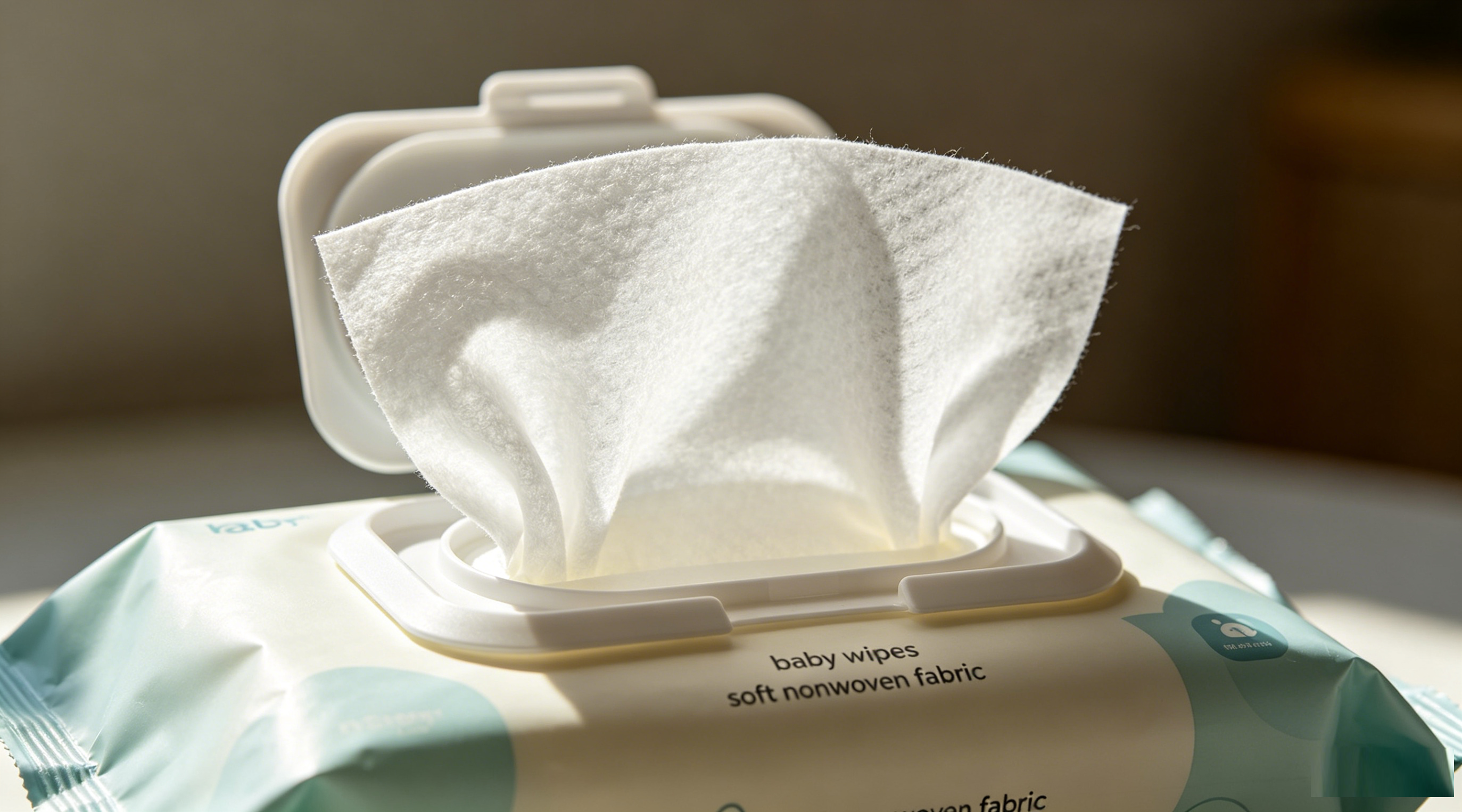 soft nonwoven fabric used in premium baby wipes